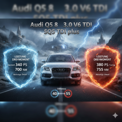 Chiptuning / Softwareoptimierung Audi Q5 8R 3.0 V6 TDI SQ5 TDI plus (340 PS) inkl. Prüfstand