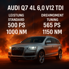 Chiptuning / Softwareoptimierung Audi Q7 4L 6.0 V12 TDI (500 PS) inkl. Prüfstand